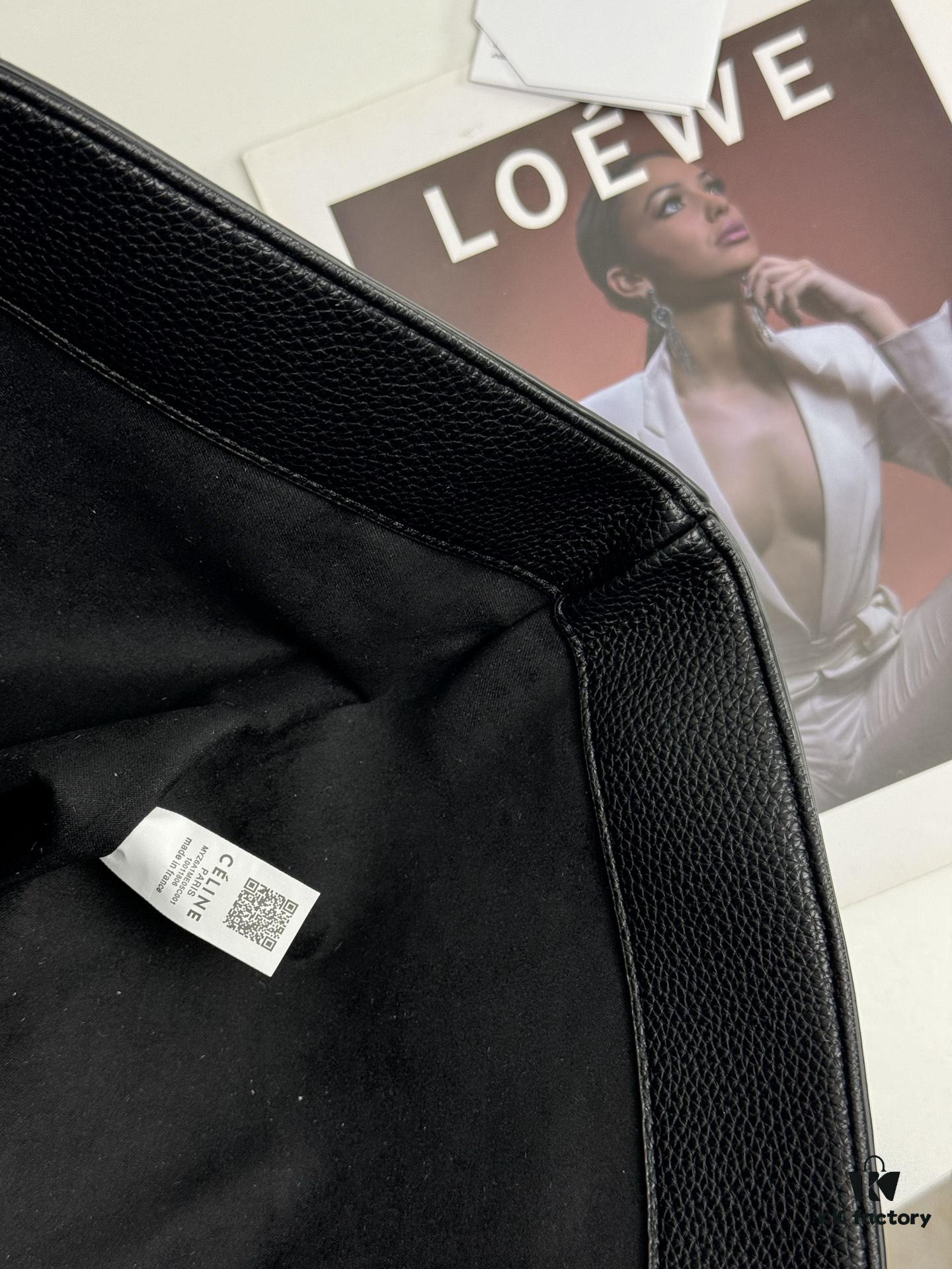 Celine Shopping Bag 🛍️, Imported Crinkled Leather Texture, Fashionable and Versatile, Must-Have Item for Trendsetters