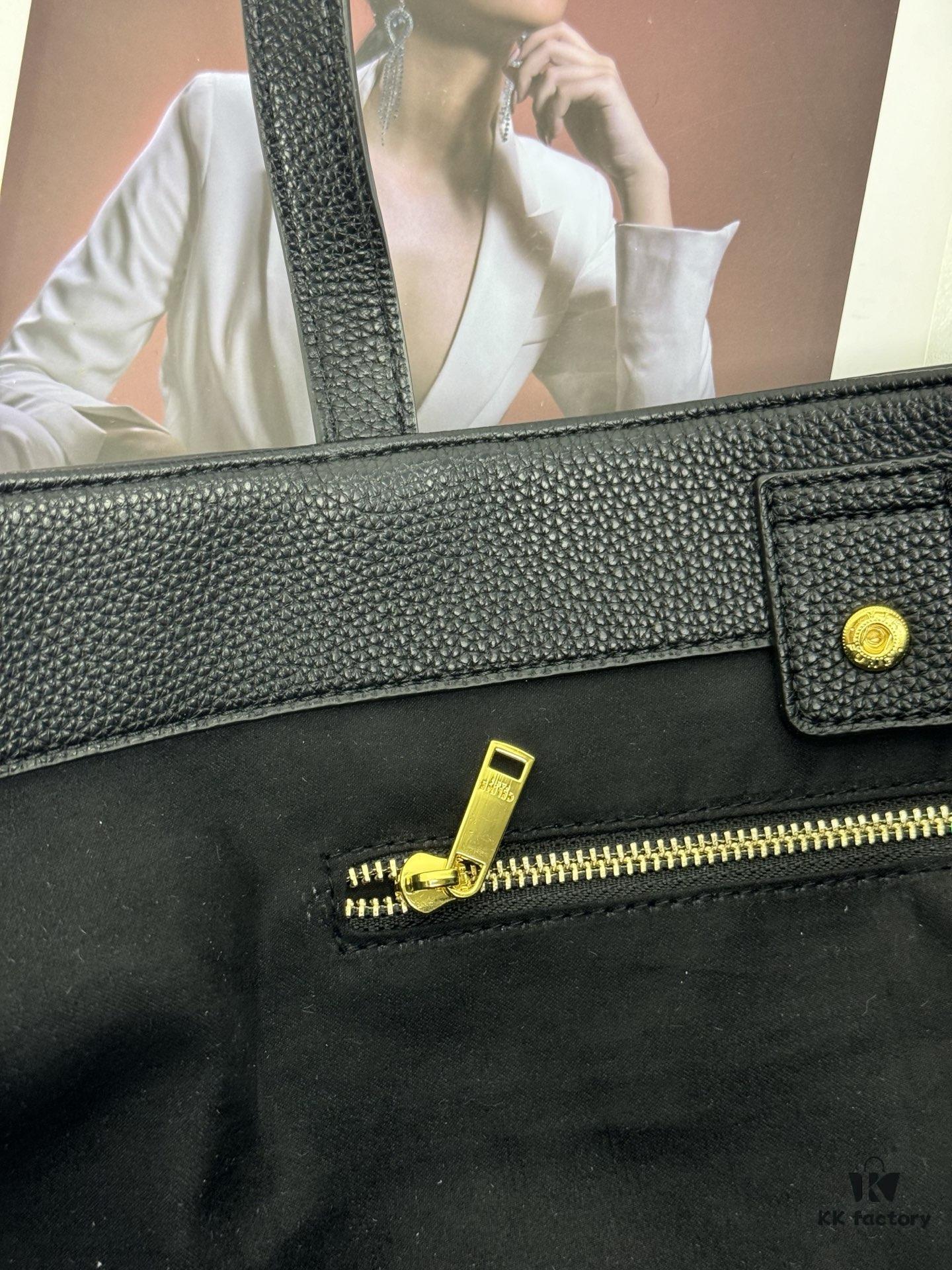 Celine Shopping Bag 🛍️, Imported Crinkled Leather Texture, Fashionable and Versatile, Must-Have Item for Trendsetters