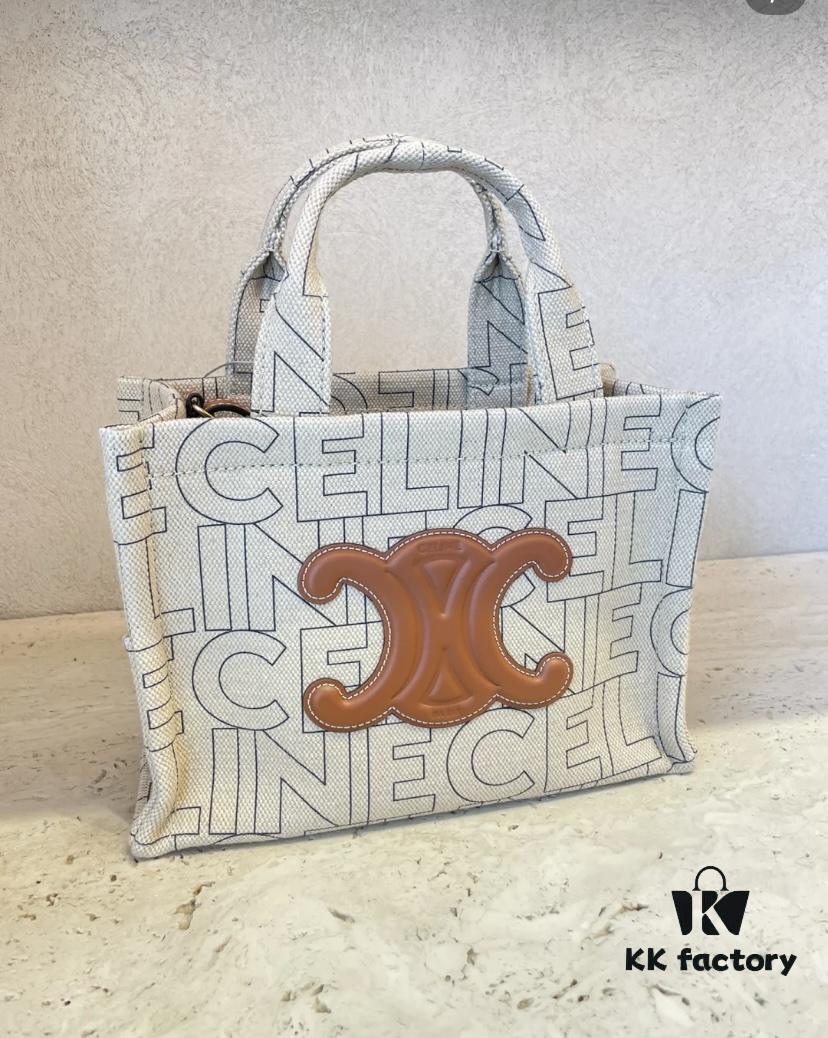 Celine Cabas Shopping Tote Bag, Small Size 27*20*13cm