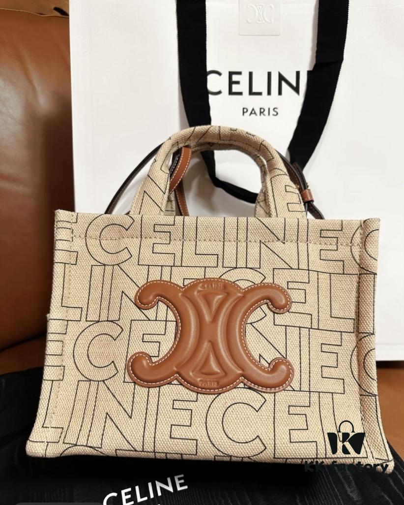 CELINE Cabas Shopping Tote Bag – Compact Size, Spacious and Stylish