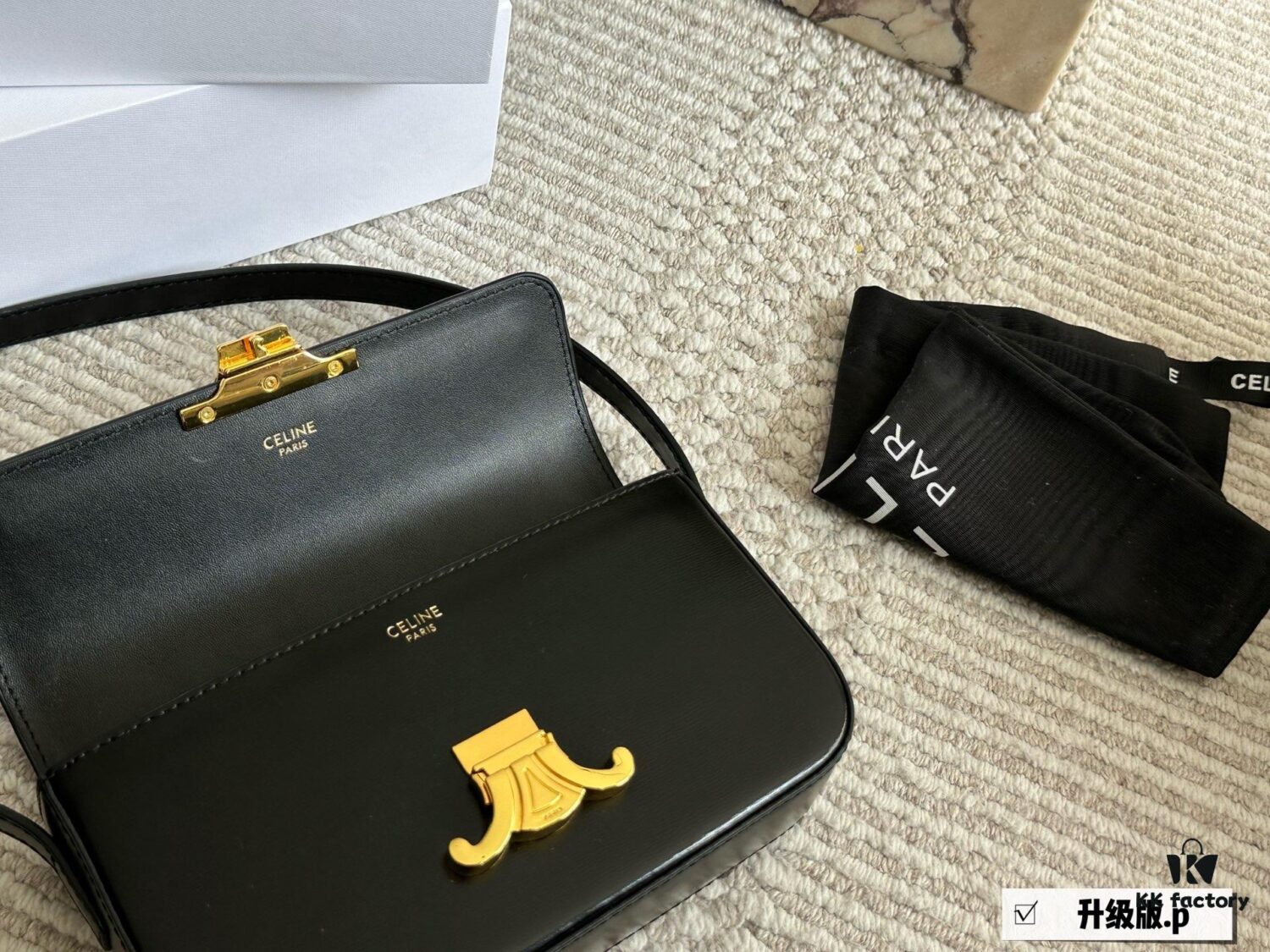 Celine Beautiful Armpit Bag, Arch of Triumph Design, Upgraded Version Re-shipped, Vintage Sexy All-match Small Bag, Cowhide Leather