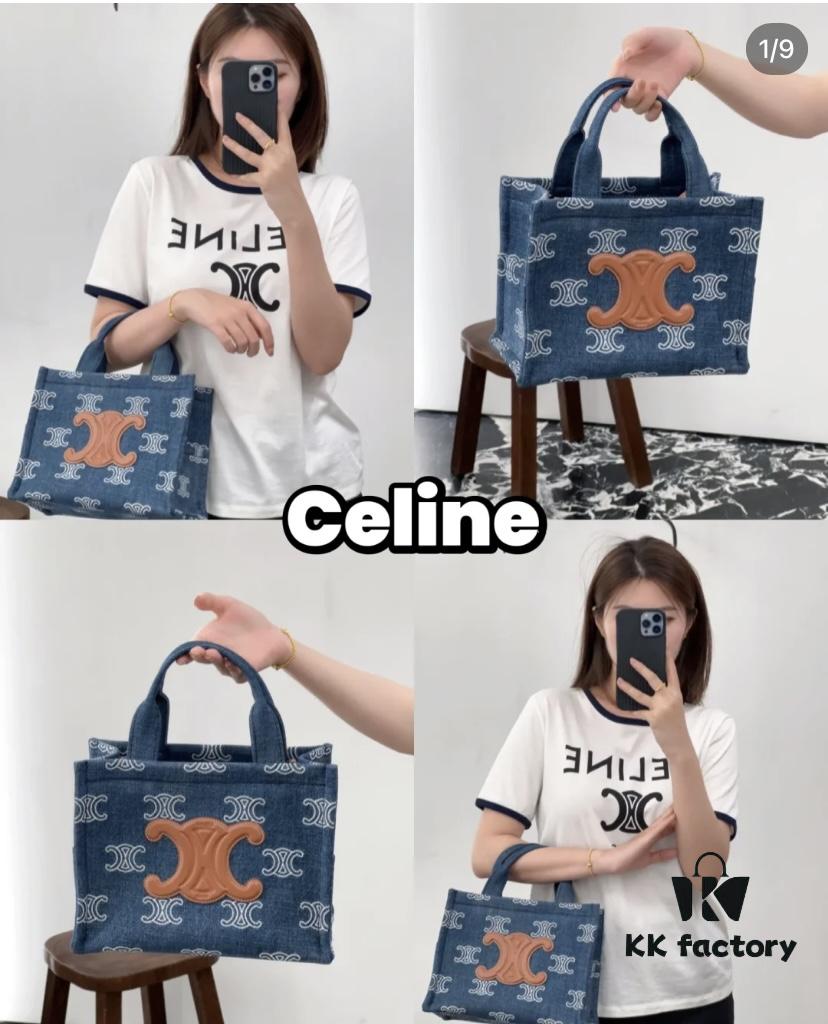 Denim Celine Tote Bag