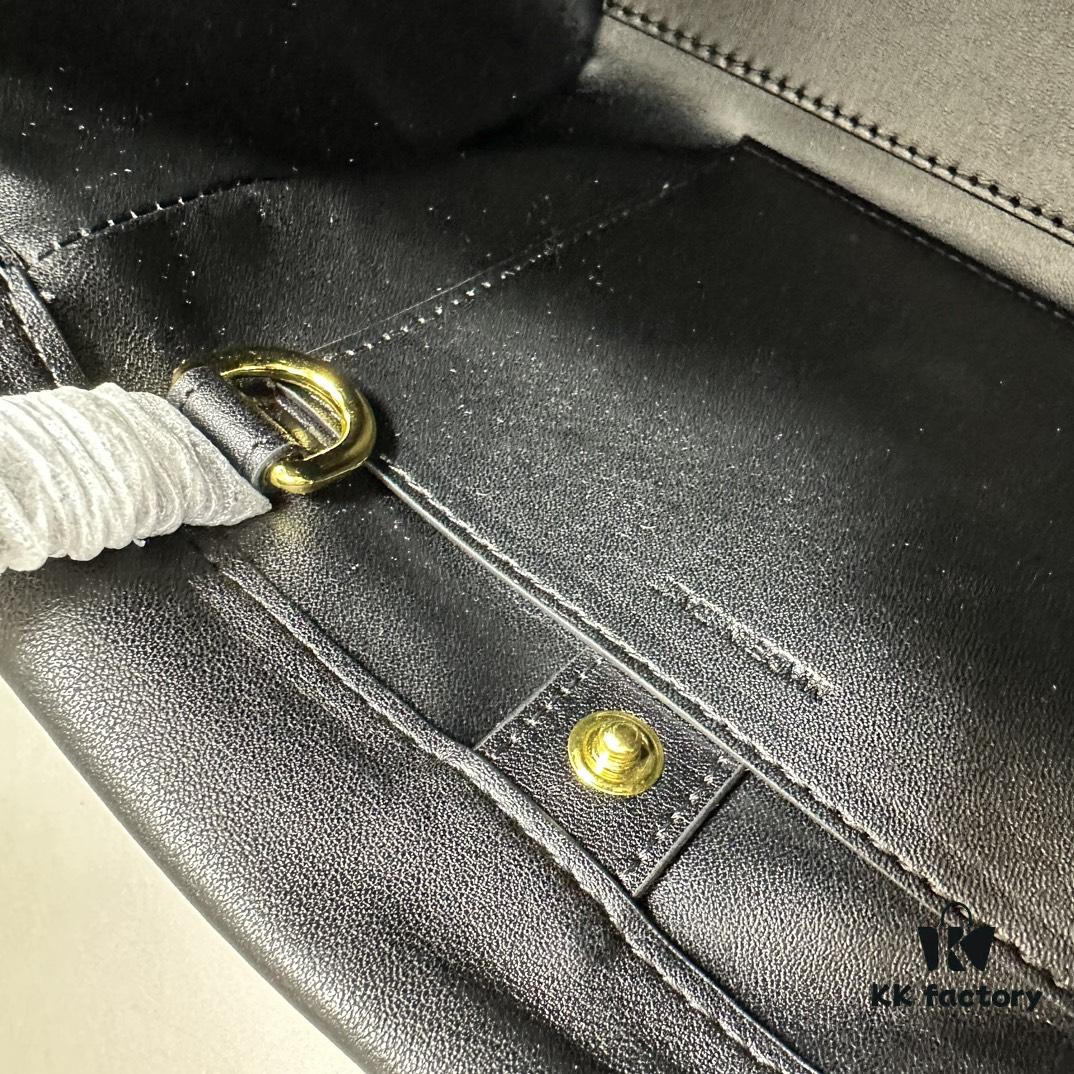 CELINE | Mini Smooth Calfskin Drawstring Tote Bag 💛 Latest MINI CUIR CABAS