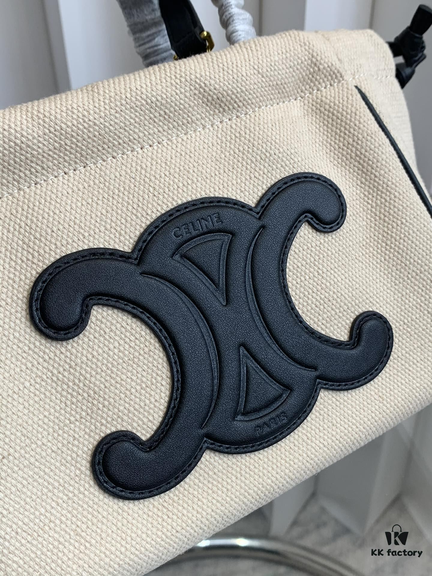 CELINE｜Mini Smooth Calfskin Drawstring Tote in Caramel - Latest MINI CUIR CABAS