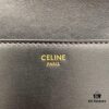 CELINE 2024 Spring/Summer New Arrival TRIOMPHE Signature Grain Calfskin Shoulder Bag, Triumph Armpit Bag with Calfskin Trim and Lambskin Lining, Flat Interior Pocket, Adjustable Leather Strap 20cm