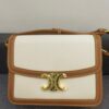 CELINE Triumph Arch Box Teen Shoulder Bag, Vintage Style Women's Single-Shoulder Crossbody Bag