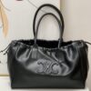 Celine New Arrival Tote Bag, Calfskin Material, Arc de Triomphe Embossed Logo, Drawstring Closure at Opening, Adjustable Size