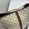 Celine Large Triomphe Canvas Nano Bucket Bag with Signature Print
