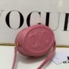 Celine Triomphe Crossbody Bag in Pink, Sweet and Cute Oval Mini Bag