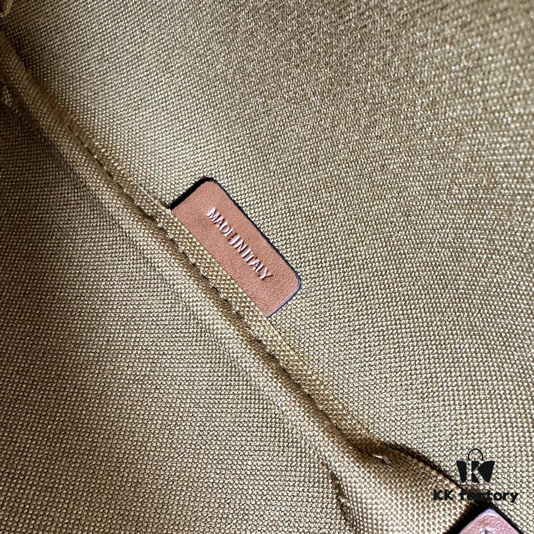 Celine Triomphe Canvas Nano Bucket Bag in Latest Size, Signature Print, Artificial Leather and Cowhide, Perfect for Winter Wear with Coats