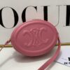 Celine Triomphe Crossbody Bag in Pink, Sweet and Cute Oval Mini Bag