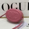 Celine Triomphe Crossbody Bag in Pink, Sweet and Cute Oval Mini Bag