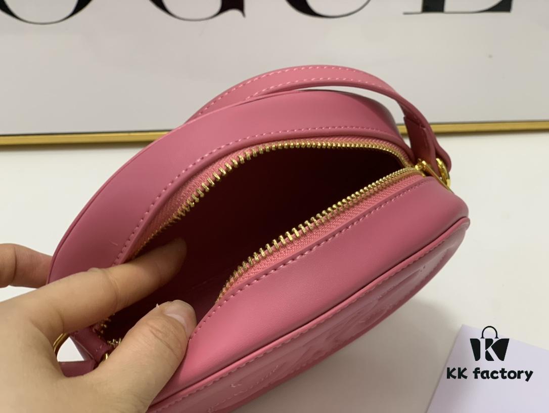 Celine Triomphe Crossbody Bag in Pink, Sweet and Cute Oval Mini Bag