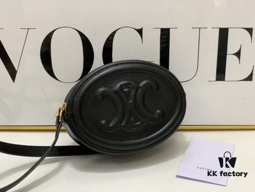 Celine Pig Nose Crossbody Bag, Sweet and Cute Style, Oval Mini Bag, Compact Size Fits Phone, Exquisite Little Accessory