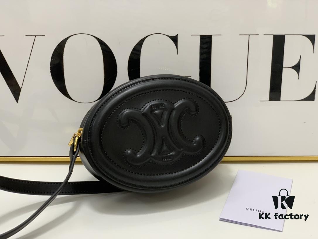 Celine Pig Nose Crossbody Bag, Sweet and Cute Style, Oval Mini Bag, Compact Size Fits Phone, Exquisite Little Accessory