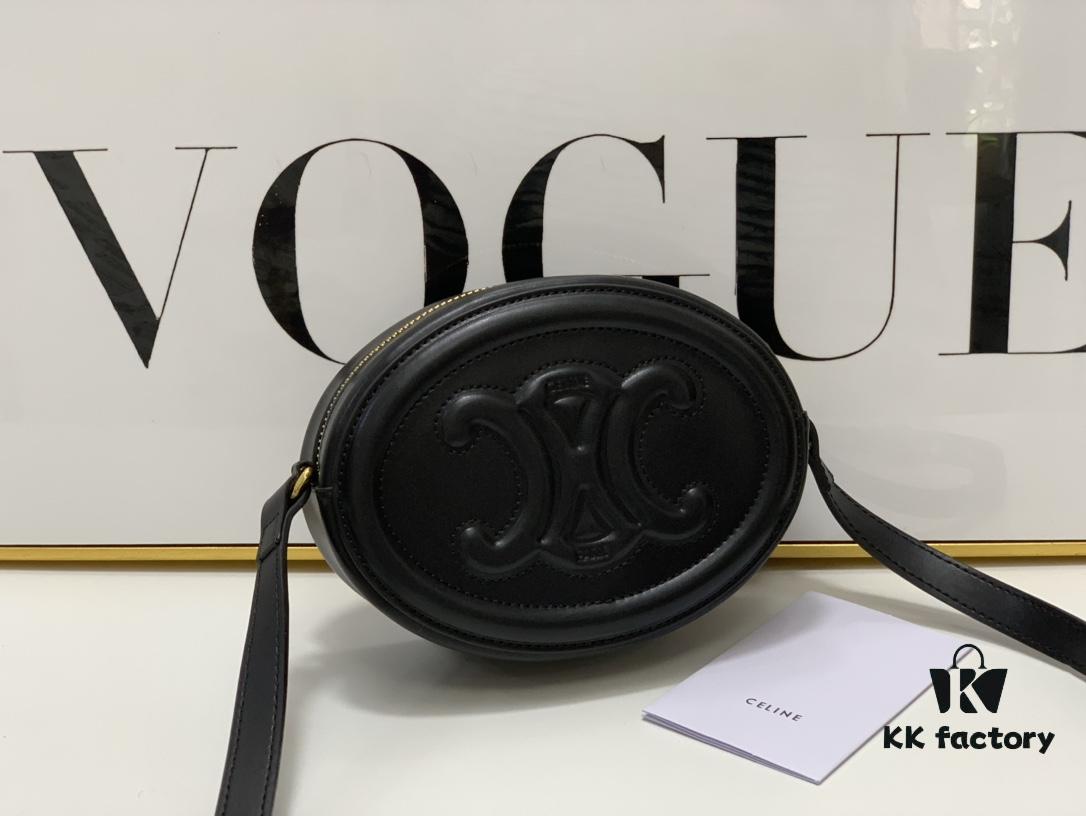 Celine Pig Nose Crossbody Bag, Sweet and Cute Style, Oval Mini Bag, Compact Size Fits Phone, Exquisite Little Accessory