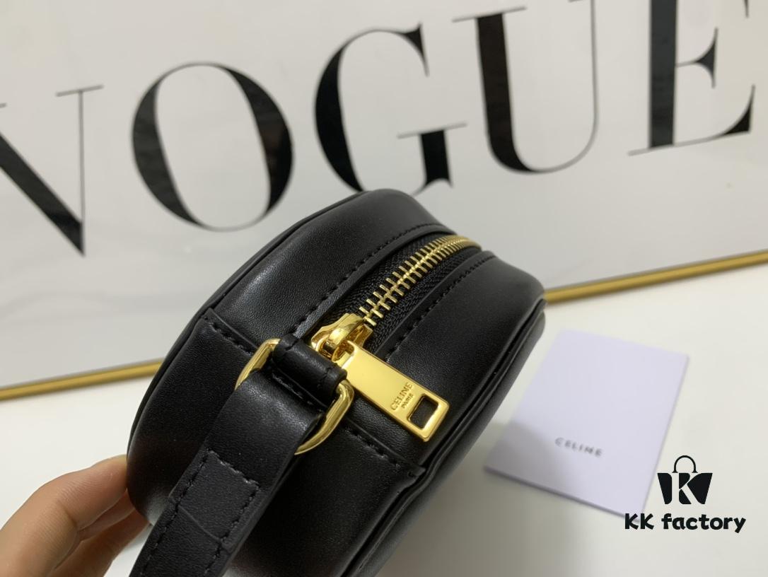 Celine Pig Nose Crossbody Bag, Sweet and Cute Style, Oval Mini Bag, Compact Size Fits Phone, Exquisite Little Accessory