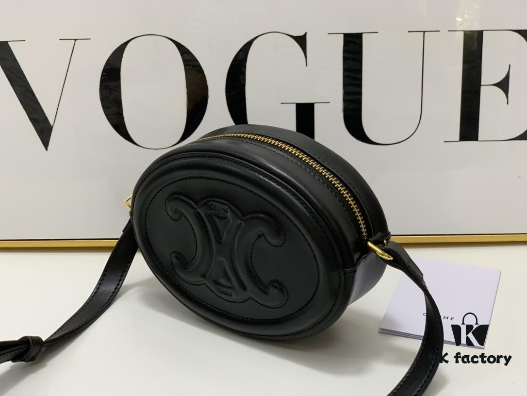 Celine Pig Nose Crossbody Bag, Sweet and Cute Style, Oval Mini Bag, Compact Size Fits Phone, Exquisite Little Accessory