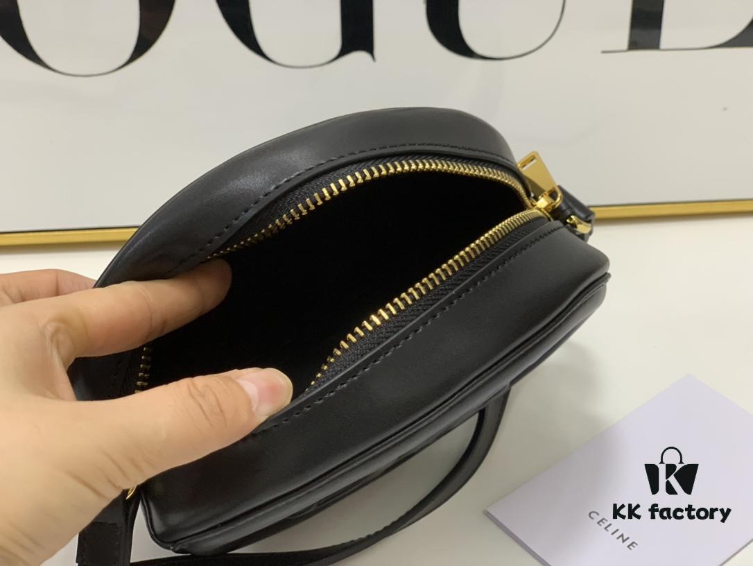 Celine Pig Nose Crossbody Bag, Sweet and Cute Style, Oval Mini Bag, Compact Size Fits Phone, Exquisite Little Accessory