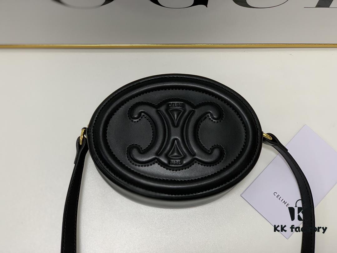 Celine Pig Nose Crossbody Bag, Sweet and Cute Style, Oval Mini Bag, Compact Size Fits Phone, Exquisite Little Accessory