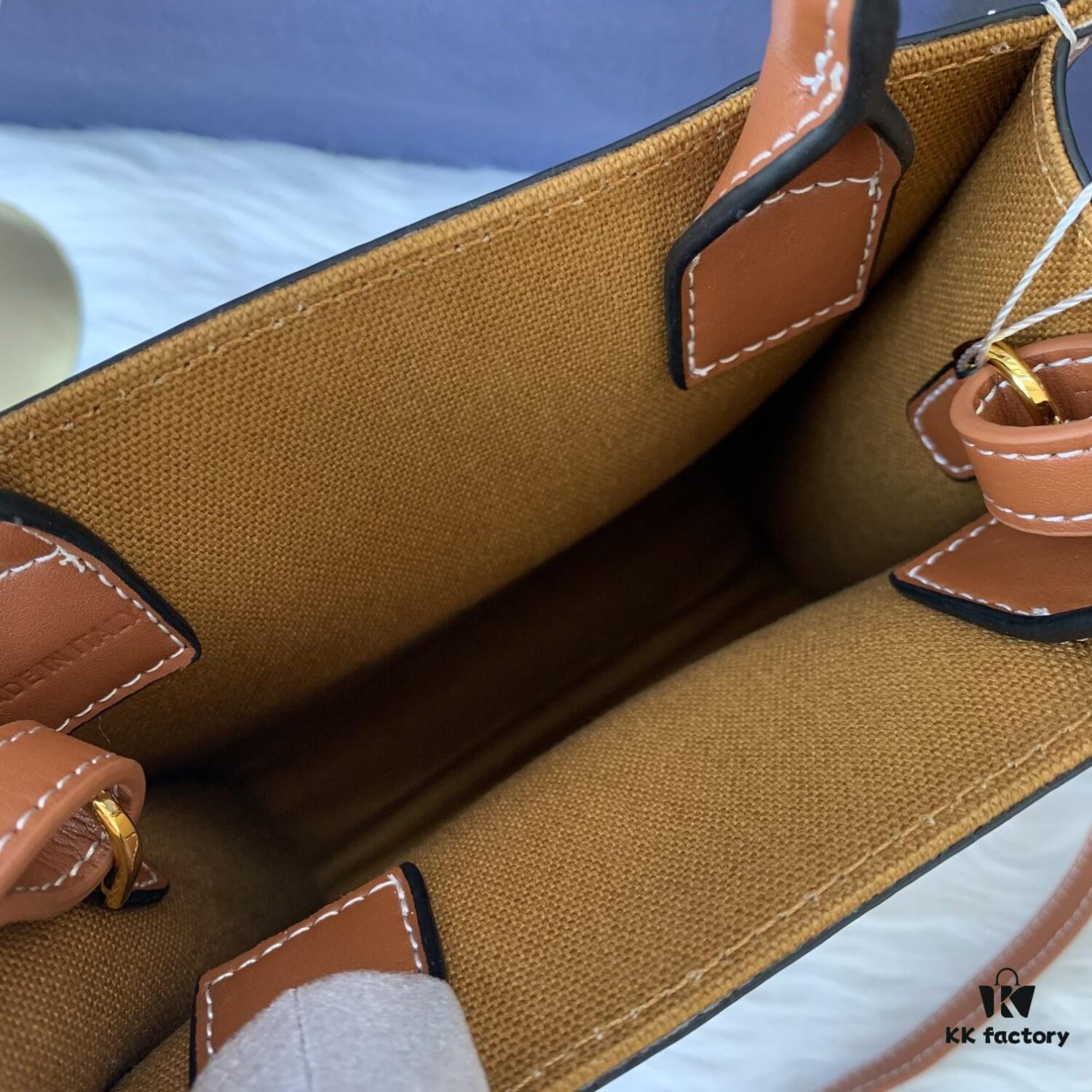 Yellow Canvas Mini CELINE Print Synthetic and Cow Leather Vertical Handbag, Model No. C194372