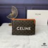 S10D672 Small CELINE TRIOMPHE Printed Vintage Clutch Bag, Minimalist Retro Style, Fashionable Design, Comfortable High-Quality Material, Durable Shape Retention