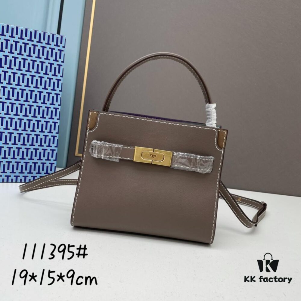 Small Black TORY BURCH LEE RADZIWILL PETITE DOUBLE BAG Mini Bag