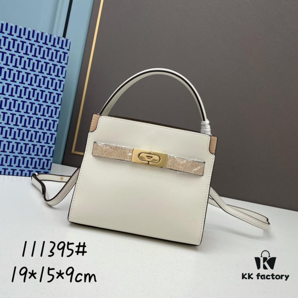 Mini Black TORY BURCH LEE RADZIWILL PETITE DOUBLE BAG