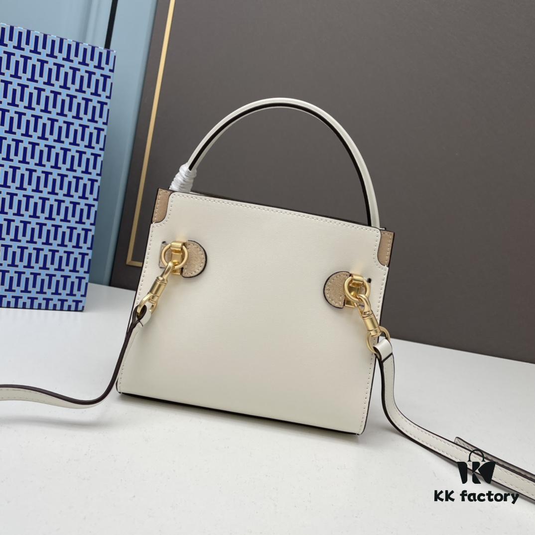 Mini Black TORY BURCH LEE RADZIWILL PETITE DOUBLE BAG