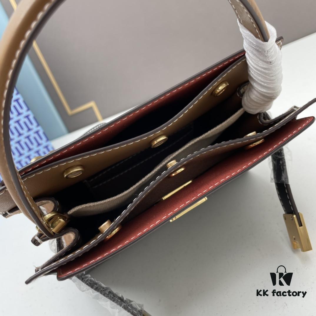 Mini Black TORY BURCH LEE RADZIWILL PETITE DOUBLE BAG