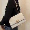 Authentic Quality [New Item, Attention to Detail, Guaranteed Genuine Leather] TORY BURCH Miller Style Accordion Bag