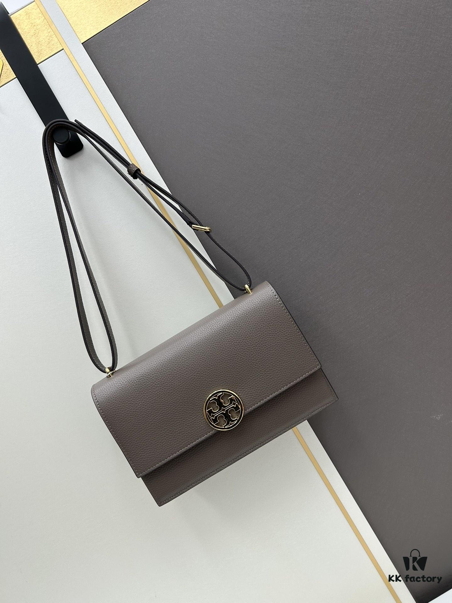 Original Quality [New Item, Attention to Detail, Guaranteed Genuine Leather] TORY BURCH Miller Style Accordion Bag