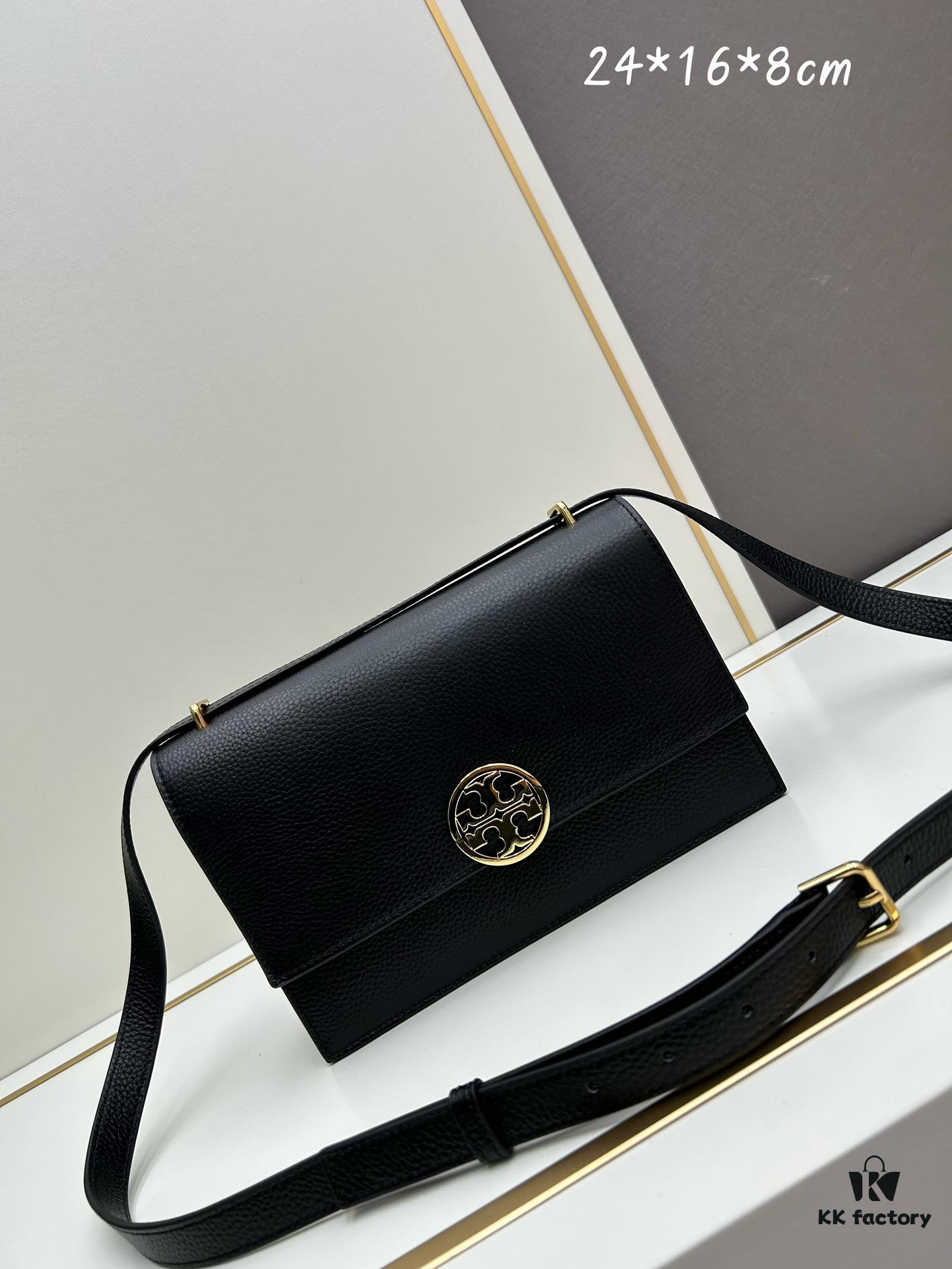 Original Quality [New Item, Attention to Detail, Guaranteed Genuine Leather] TORY BURCH Miller Accordion Bag