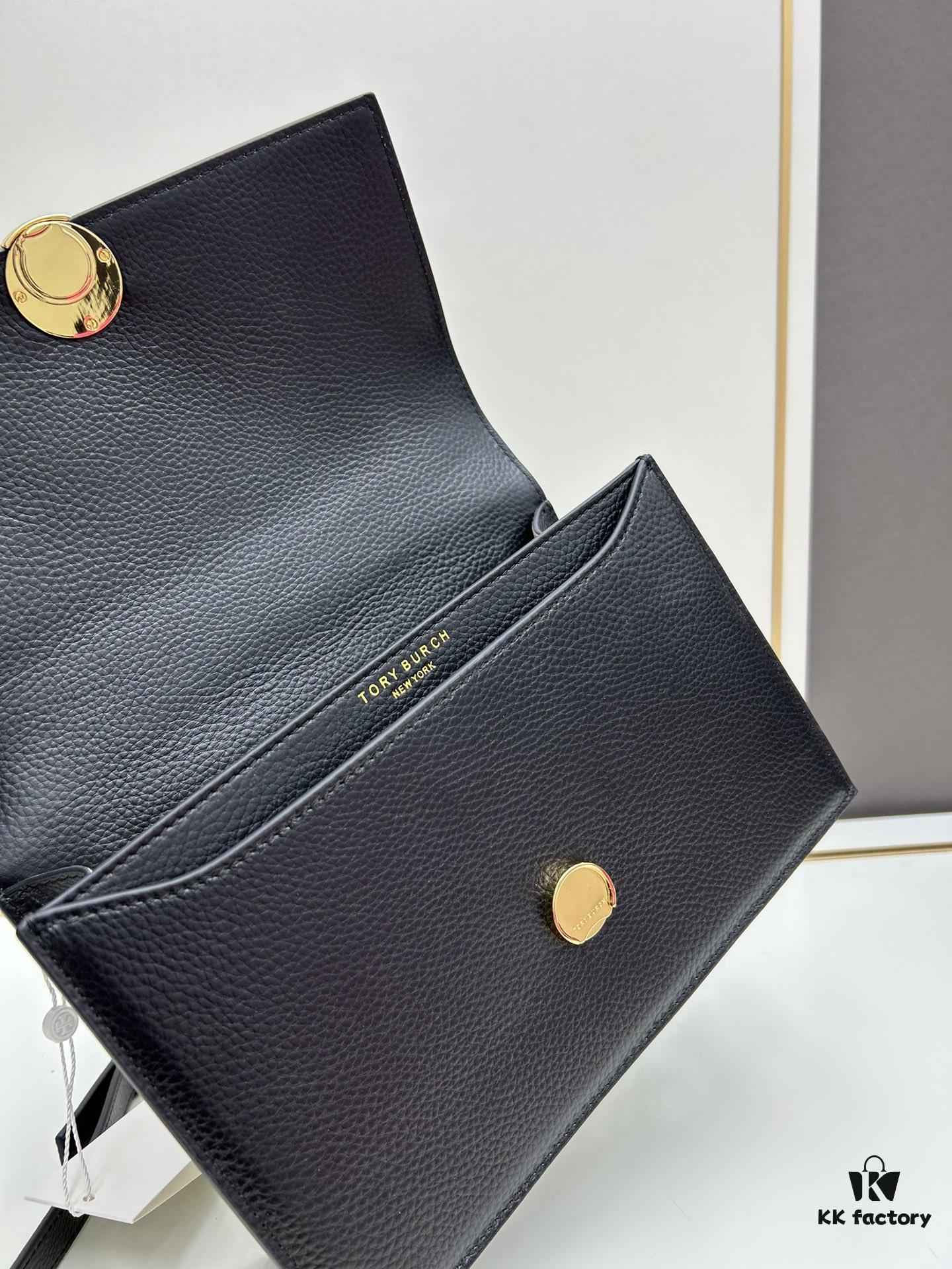 Original Quality [New Item, Attention to Detail, Guaranteed Genuine Leather] TORY BURCH Miller Accordion Bag