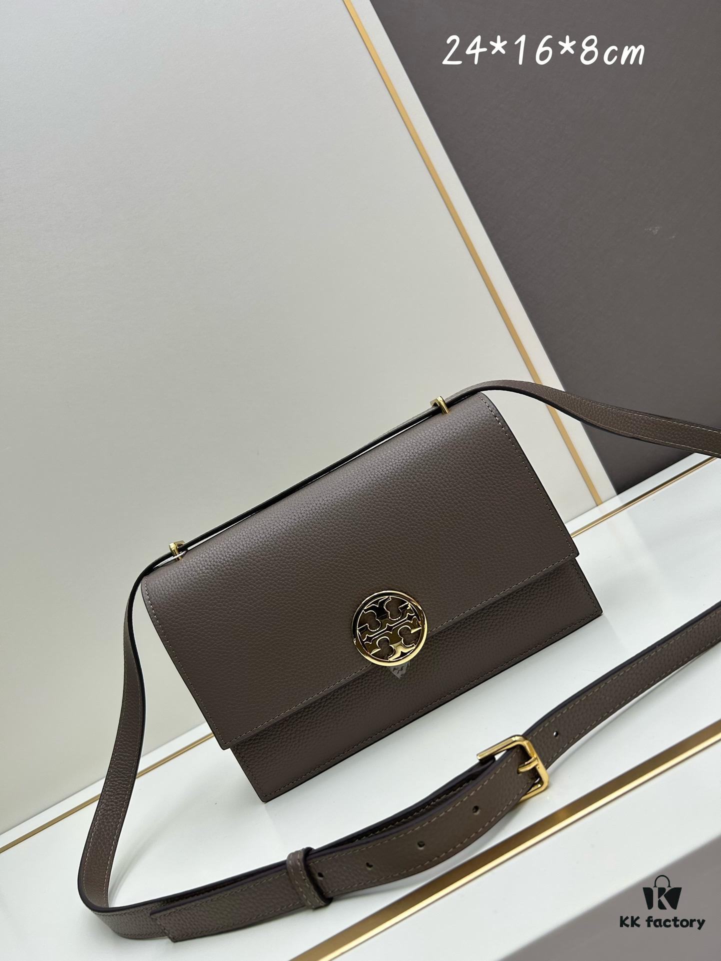 Original Quality [New Item, Attention to Detail, Guaranteed Genuine Leather] TORY BURCH Miller Style Accordion Bag