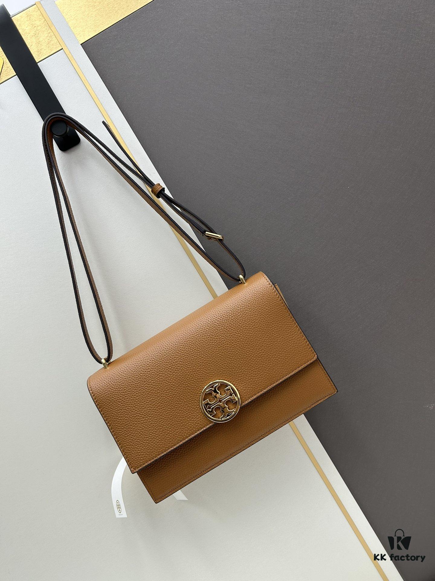 Original Quality [New Item, Attention to Detail, Guaranteed Genuine Leather] TORY BURCH Miller Accordion Bag