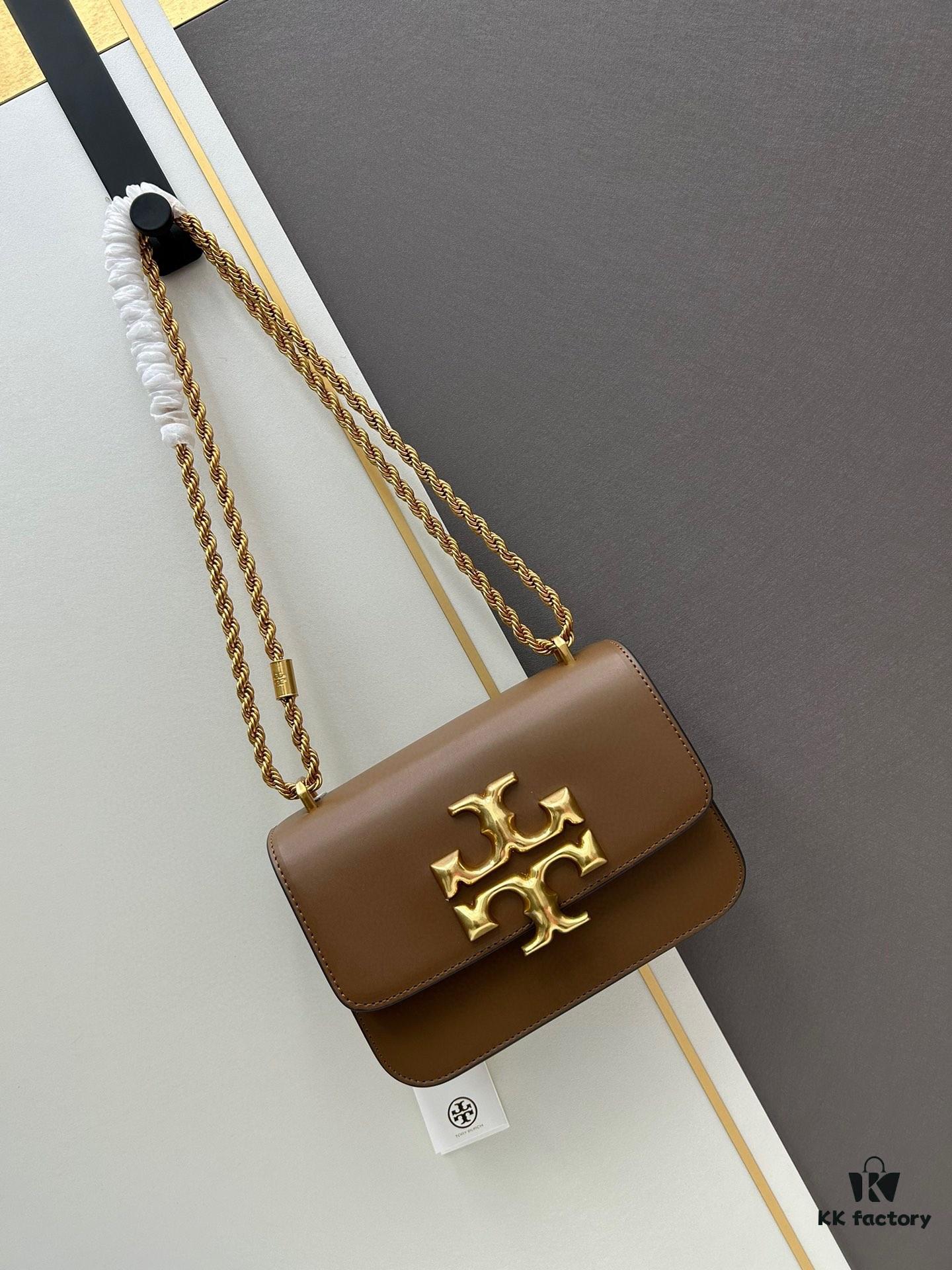 Original Quality [Full Leather Series, New Arrival with Attention to Detail] Tory Burch Eleanor Small Convertible Shoulder Bag
