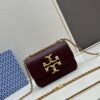 Original Quality [Full Leather Series, New Arrival with Attention to Detail] Tory Burch Eleanor Small Convertible Shoulder Bag, New Tofu Bag Style