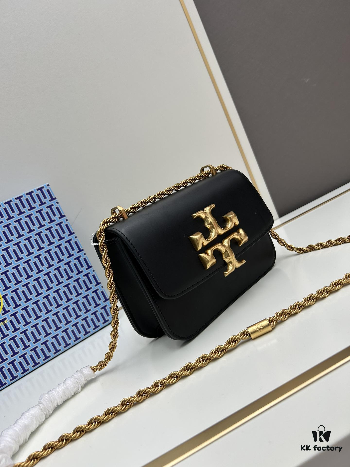Original Quality [Full Leather Series, New Arrival with Attention to Detail] Tory Burch Eleanor Small Convertible Shoulder Bag