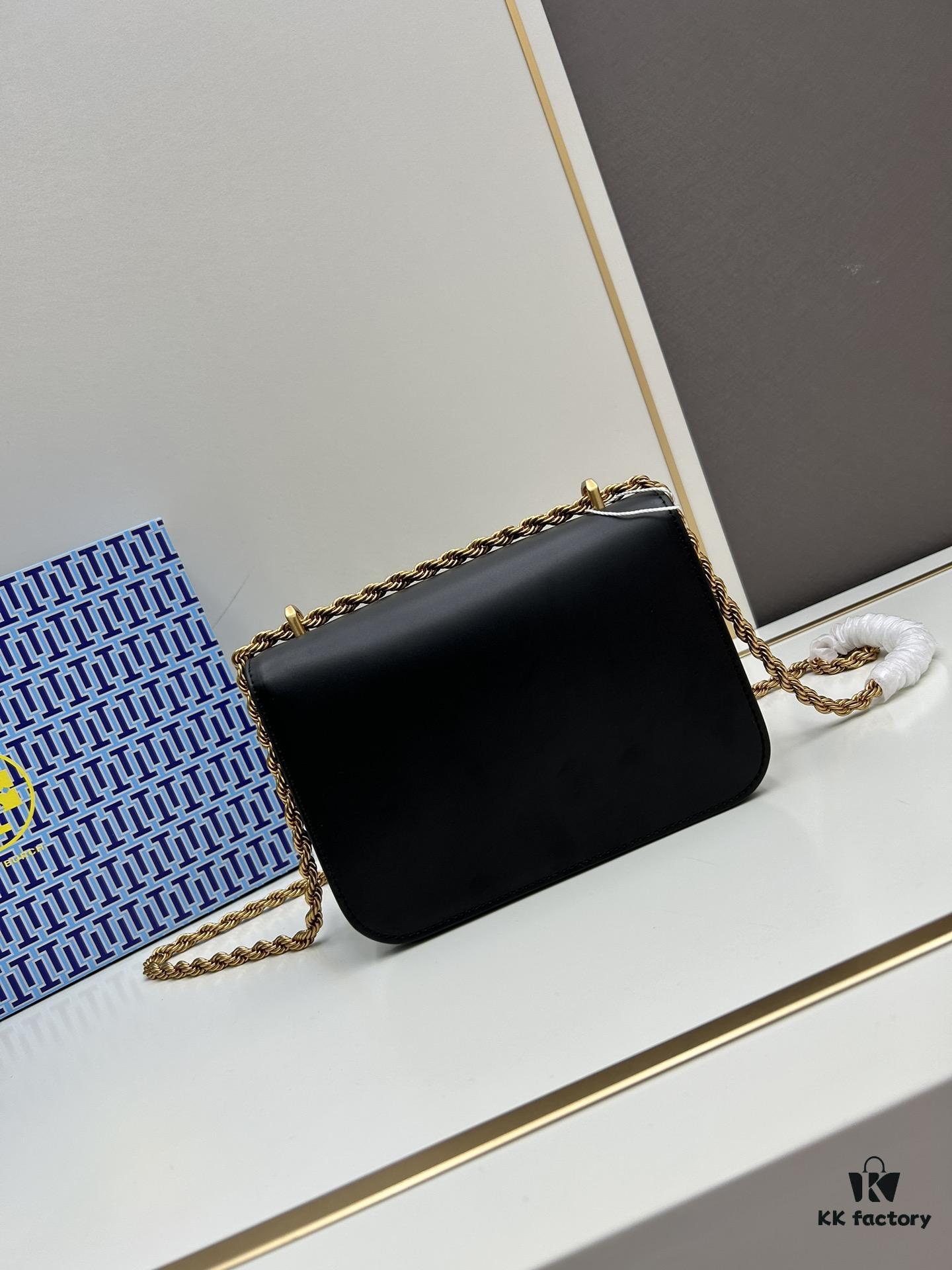 Original Quality [Full Leather Series, New Arrival with Attention to Detail] Tory Burch Eleanor Small Convertible Shoulder Bag