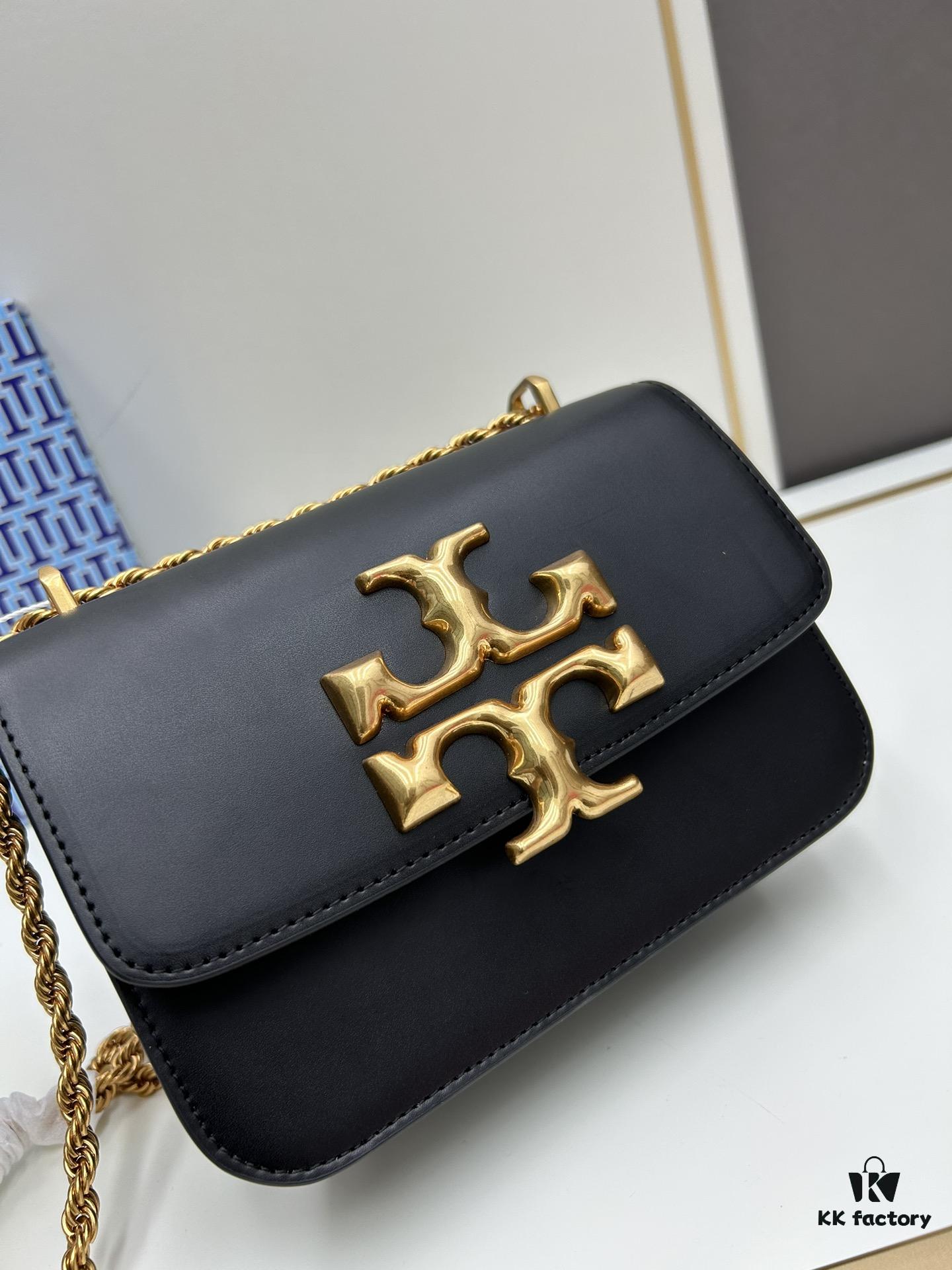Original Quality [Full Leather Series, New Arrival with Attention to Detail] Tory Burch Eleanor Small Convertible Shoulder Bag