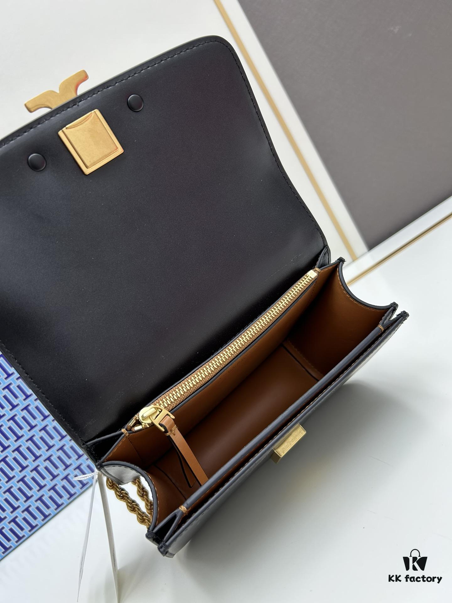 Original Quality [Full Leather Series, New Arrival with Attention to Detail] Tory Burch Eleanor Small Convertible Shoulder Bag