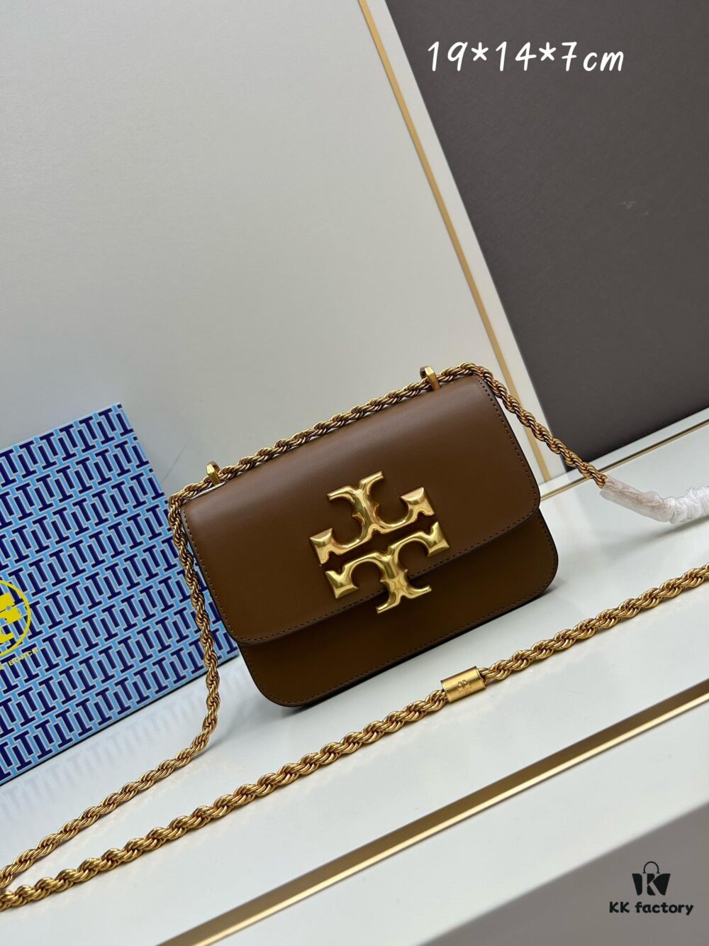 Original Quality [Full Leather Series, New Arrival with Attention to Detail] Tory Burch Eleanor Small Convertible Shoulder Bag