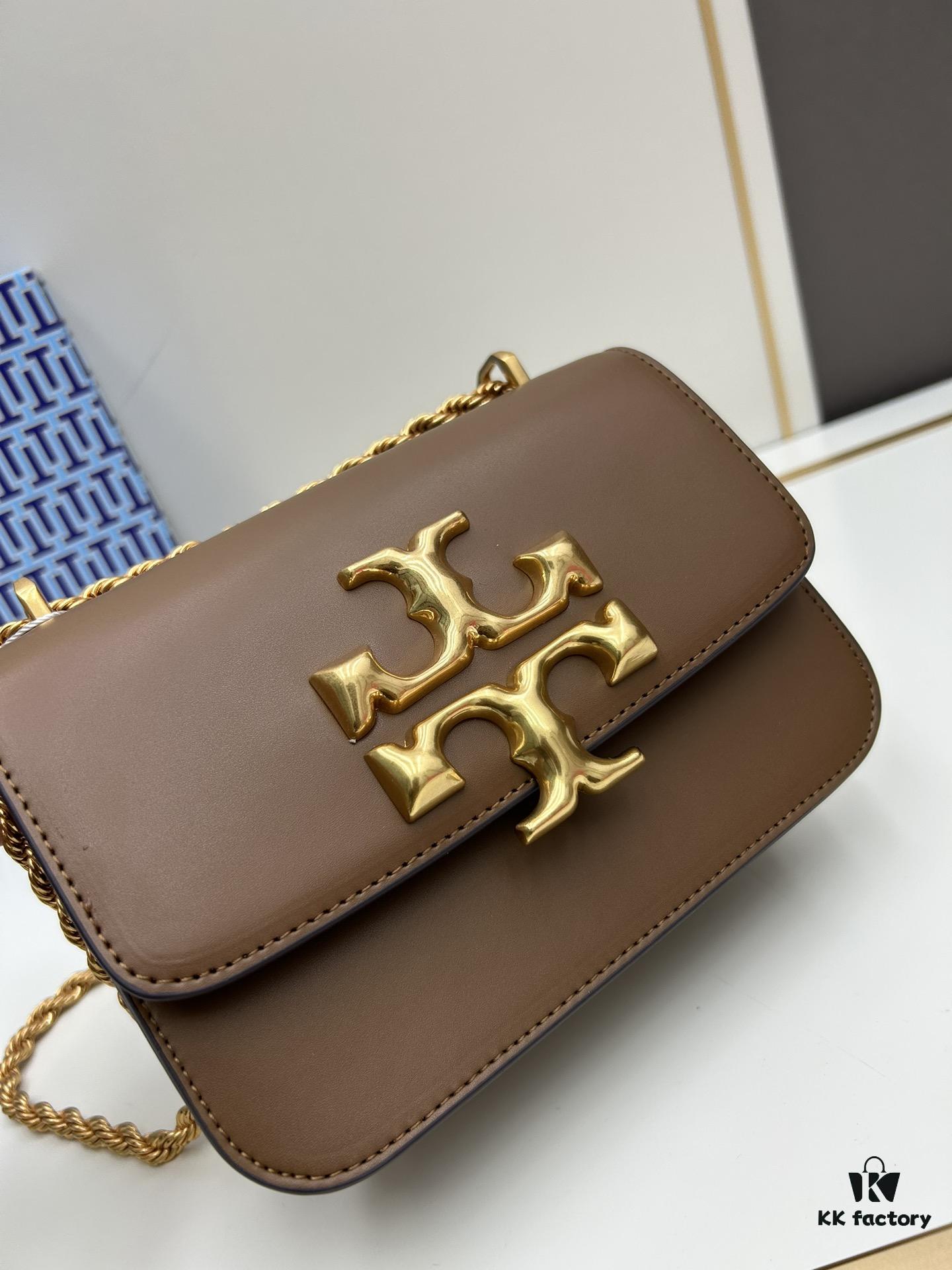 Original Quality [Full Leather Series, New Arrival with Attention to Detail] Tory Burch Eleanor Small Convertible Shoulder Bag