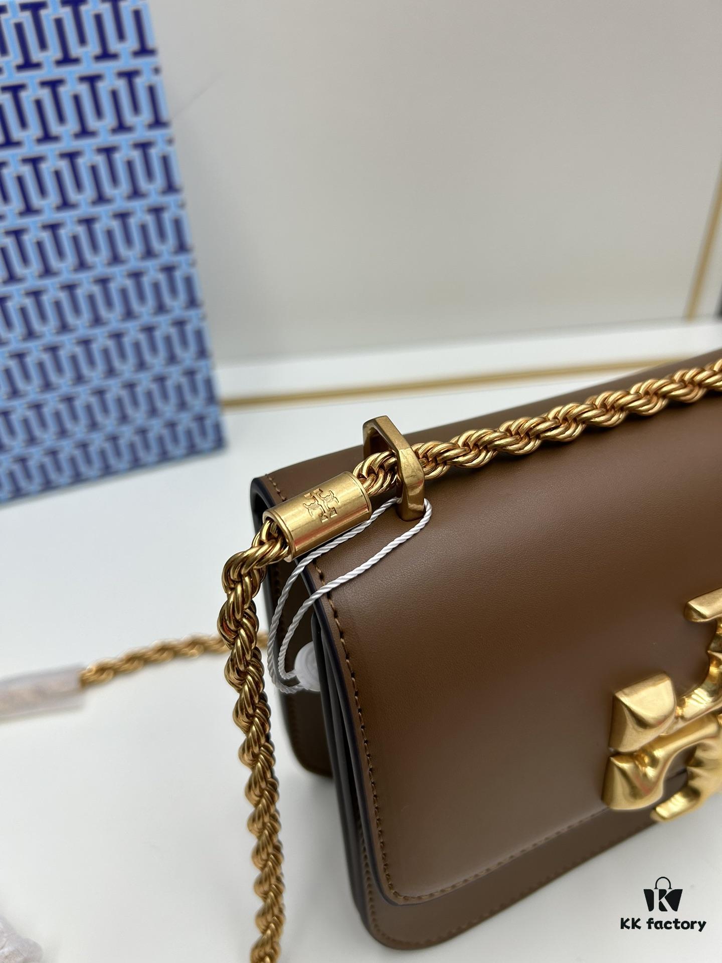 Original Quality [Full Leather Series, New Arrival with Attention to Detail] Tory Burch Eleanor Small Convertible Shoulder Bag