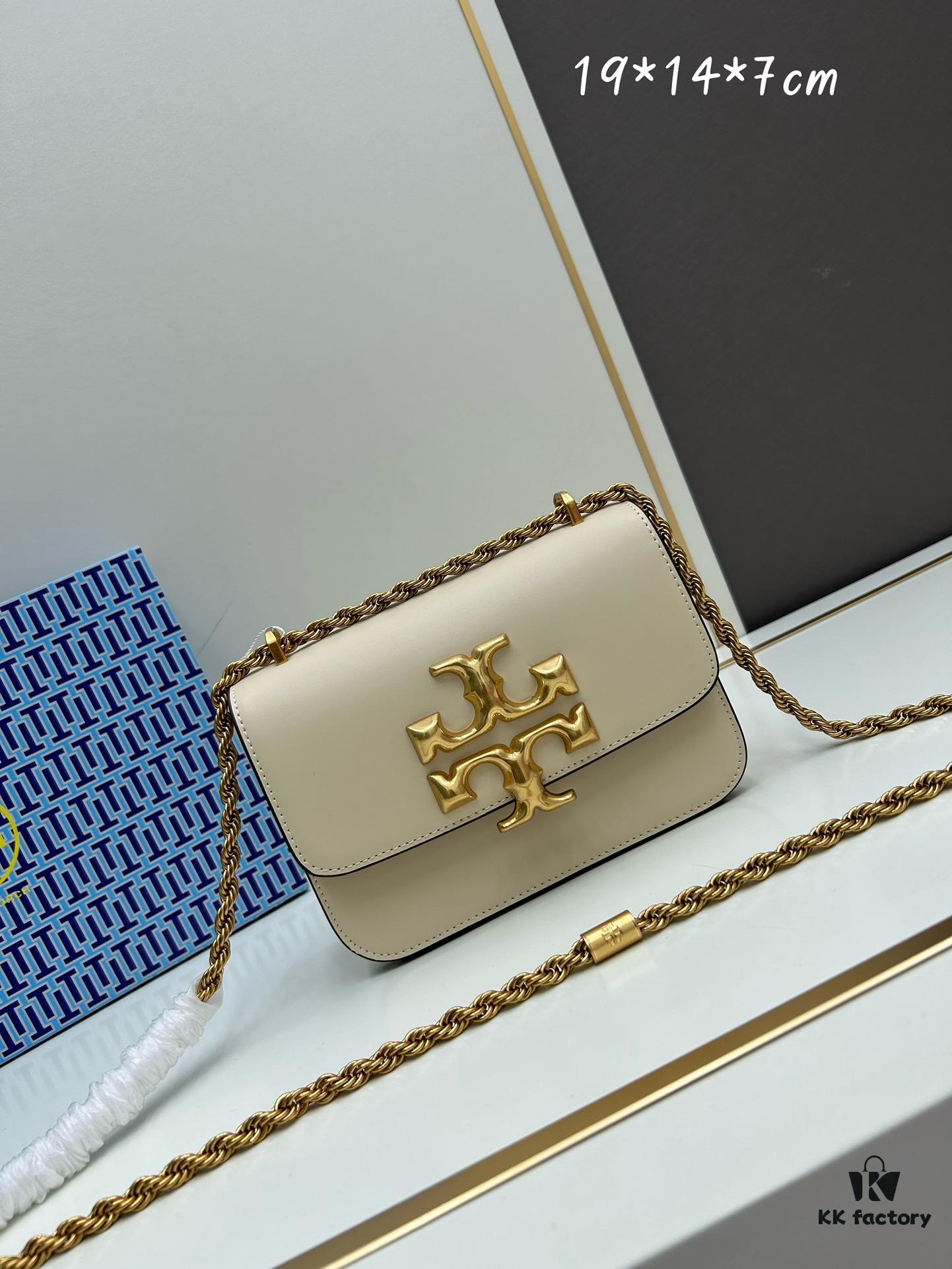 Original Quality [Full Leather Series, New Arrival with Attention to Detail] Tory Burch Eleanor Small Convertible Shoulder Bag