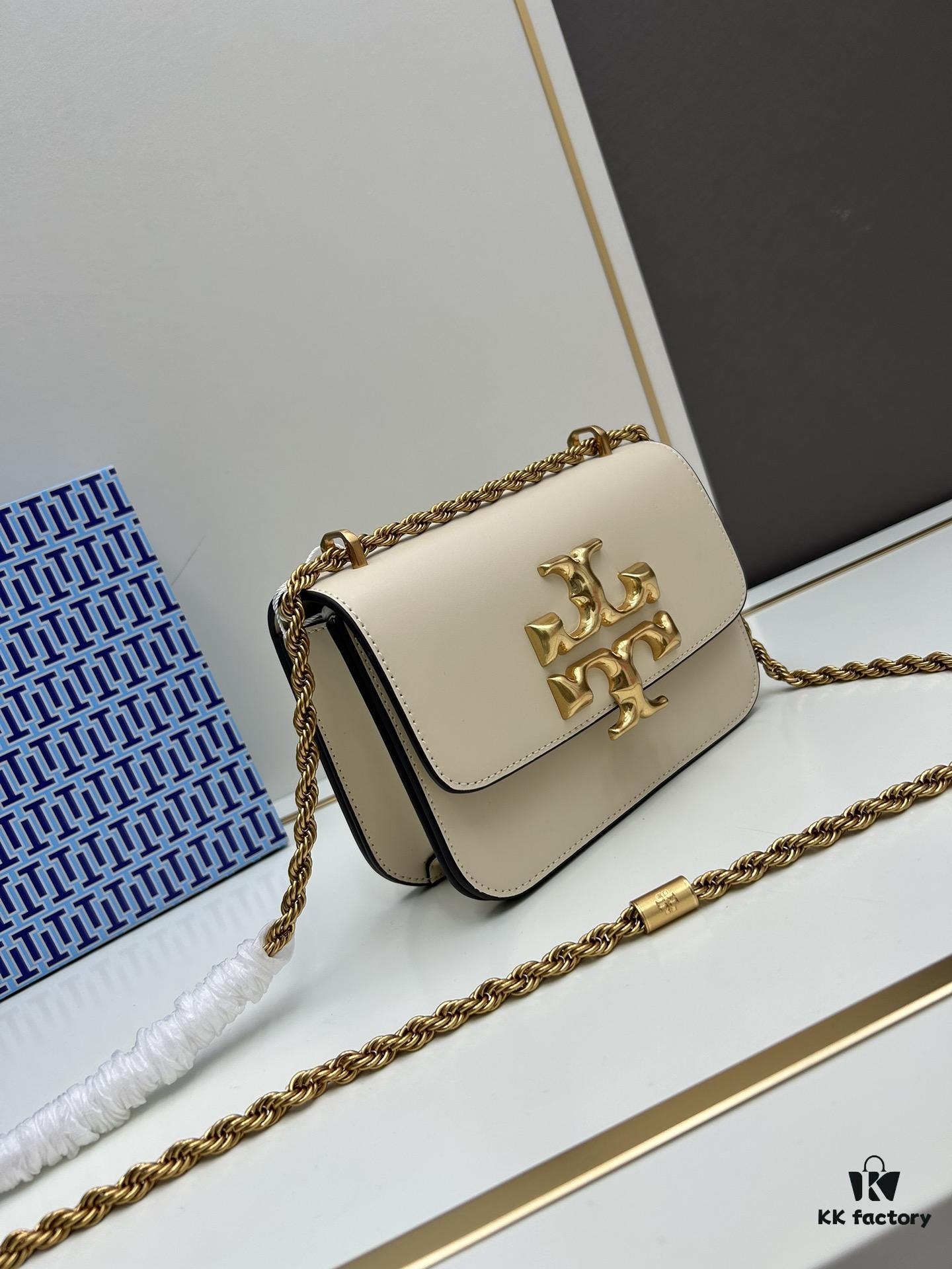 Original Quality [Full Leather Series, New Arrival with Attention to Detail] Tory Burch Eleanor Small Convertible Shoulder Bag
