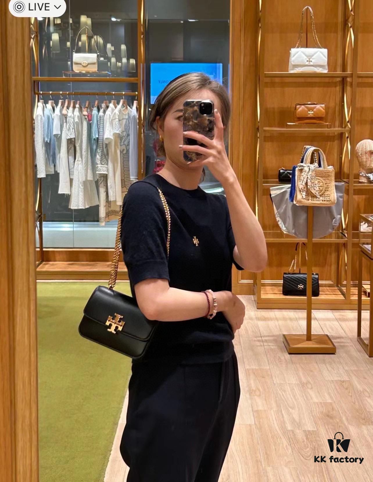 Original Quality [Full Genuine Leather Series, New Arrival with Attention to Detail] TORY BURCH Box Bag