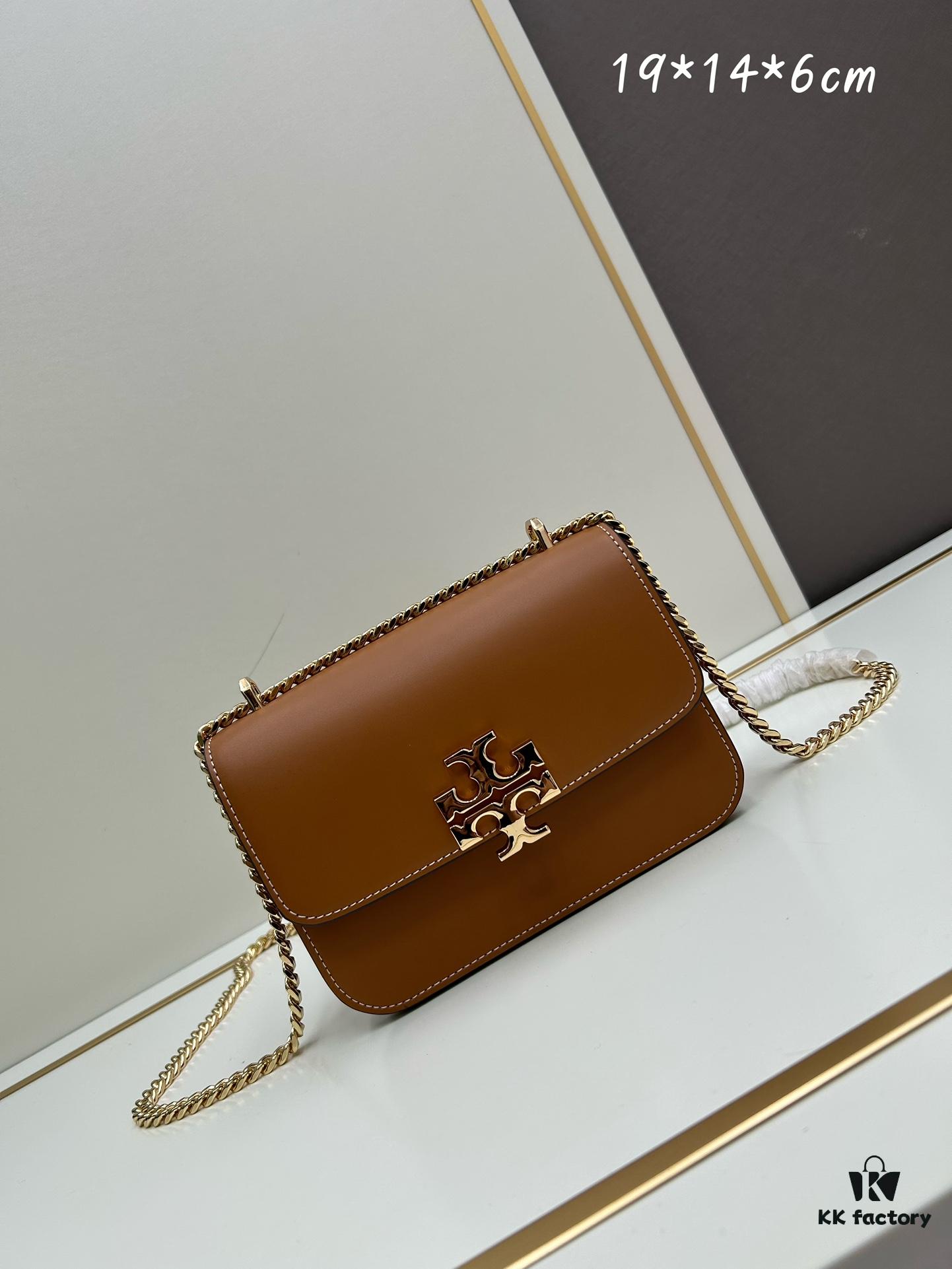 Original Quality [Full Genuine Leather Series, New Arrival with Attention to Detail] TORY BURCH Theysken's Town Bag