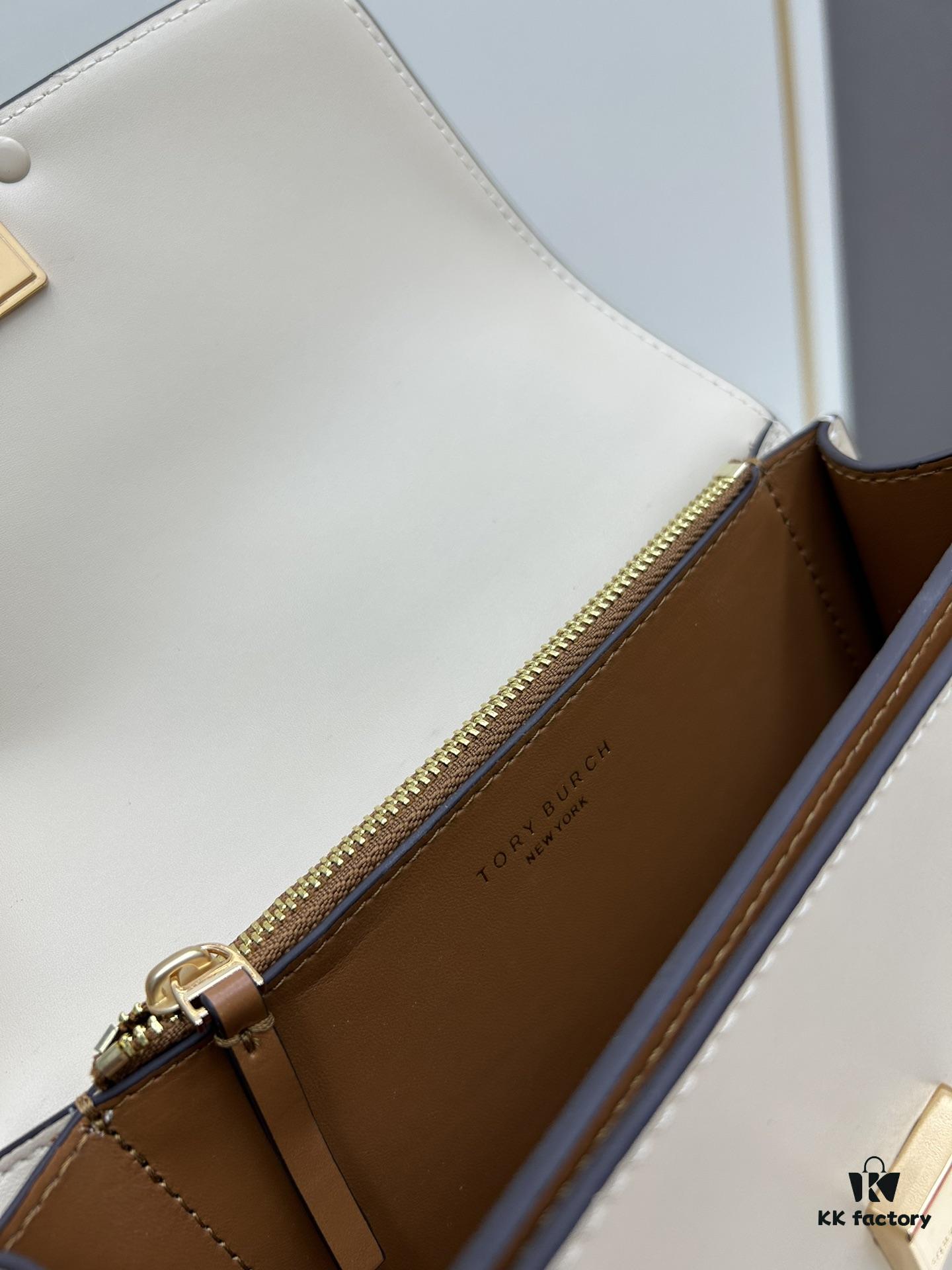 Original Quality [Full Genuine Leather Series, New Arrival with Attention to Detail] TORY BURCH The Lee Radziwill Bag